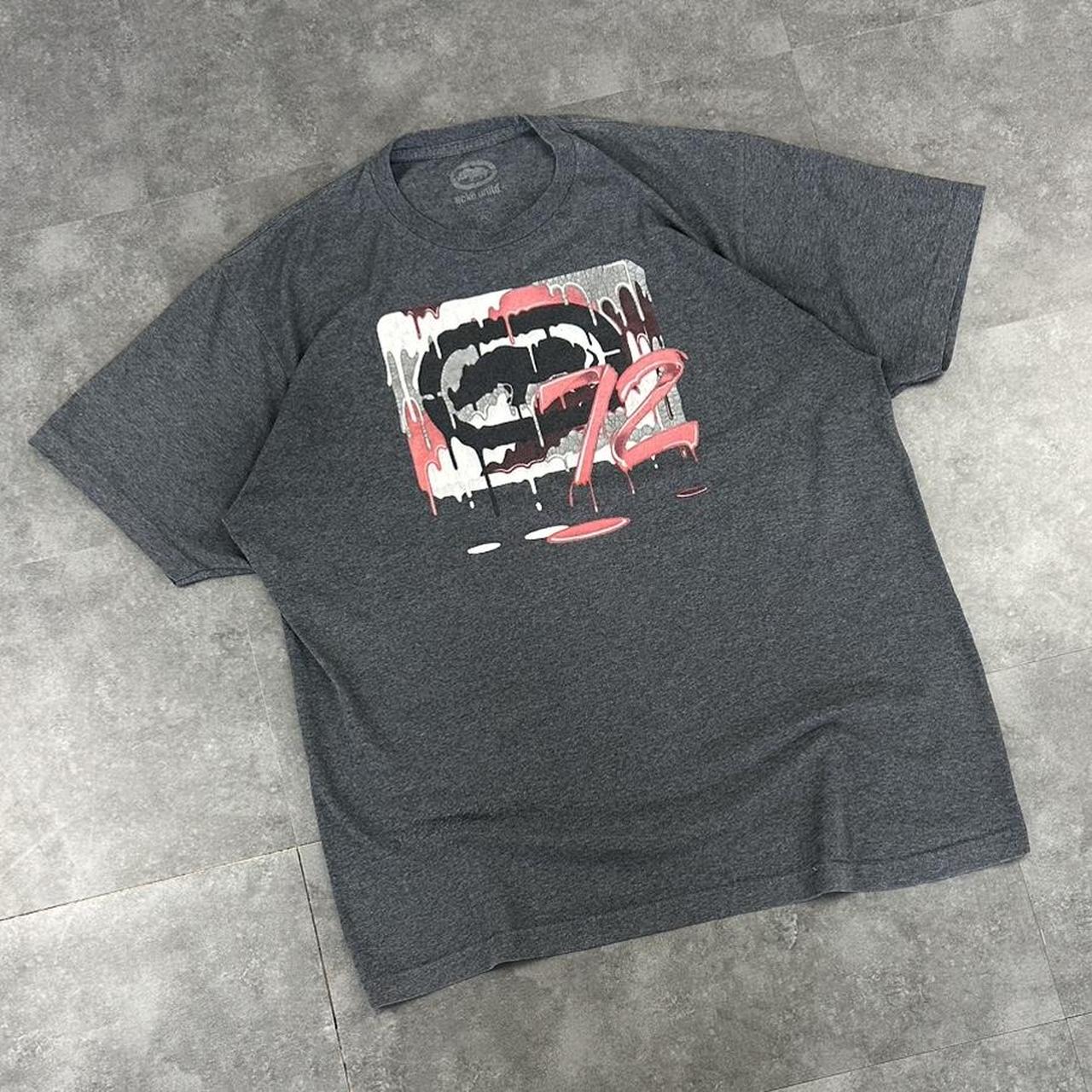 Ecko Unltd 90s printed dripping logo graphic logo shirt