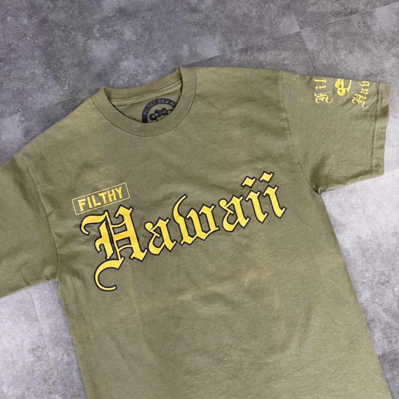 Filthy Hawaii 2000s Logo Print graphic logo T shirt