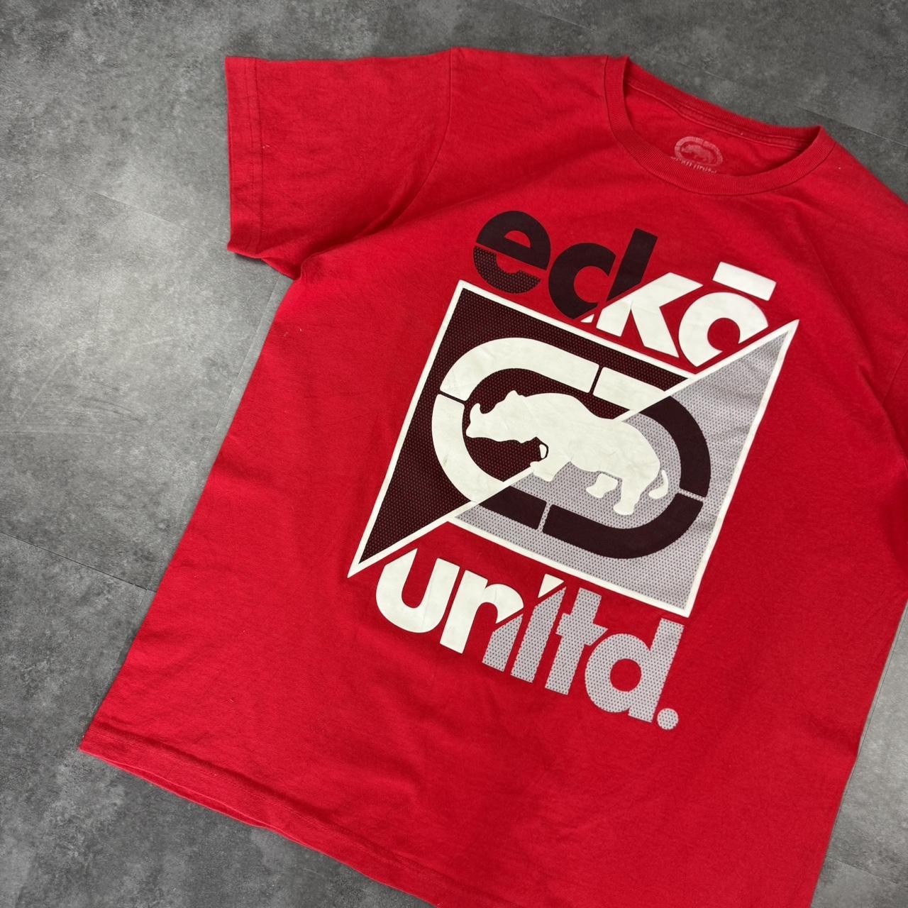 Ecko unltd 2000s vintage 90s Y2K grunge skull gothic grunge hiphop Skater T-Shirt