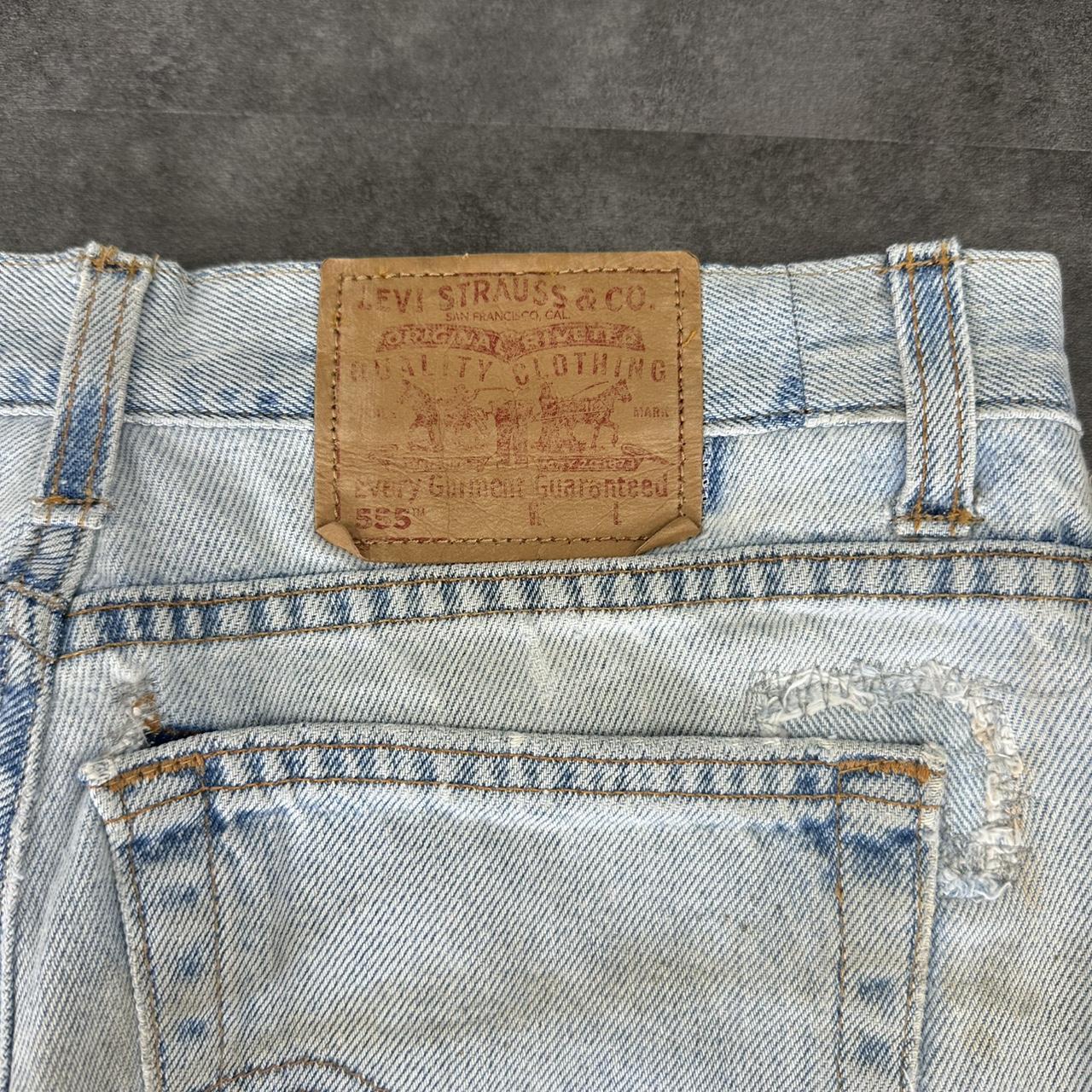 Levi 2000s 555 carpenter dungaree baggy Jorts
