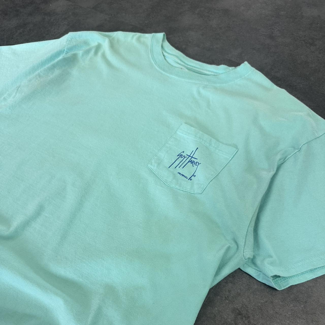 Guy Harvey T 2000s Print Logo Fishing swordfish design graphic T shirt