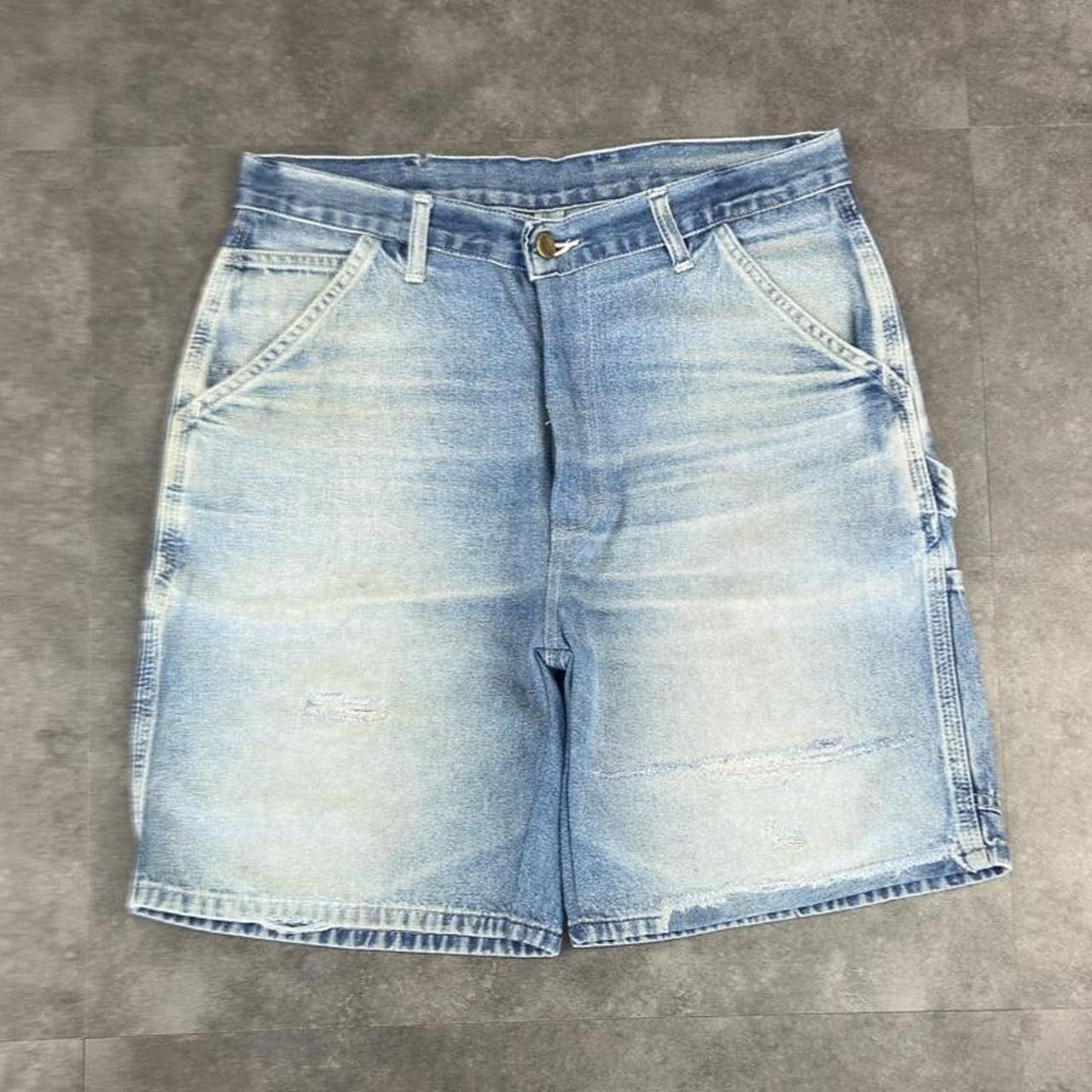 Carhartt 2000s dungaree workwear comfort fit cargo shorts