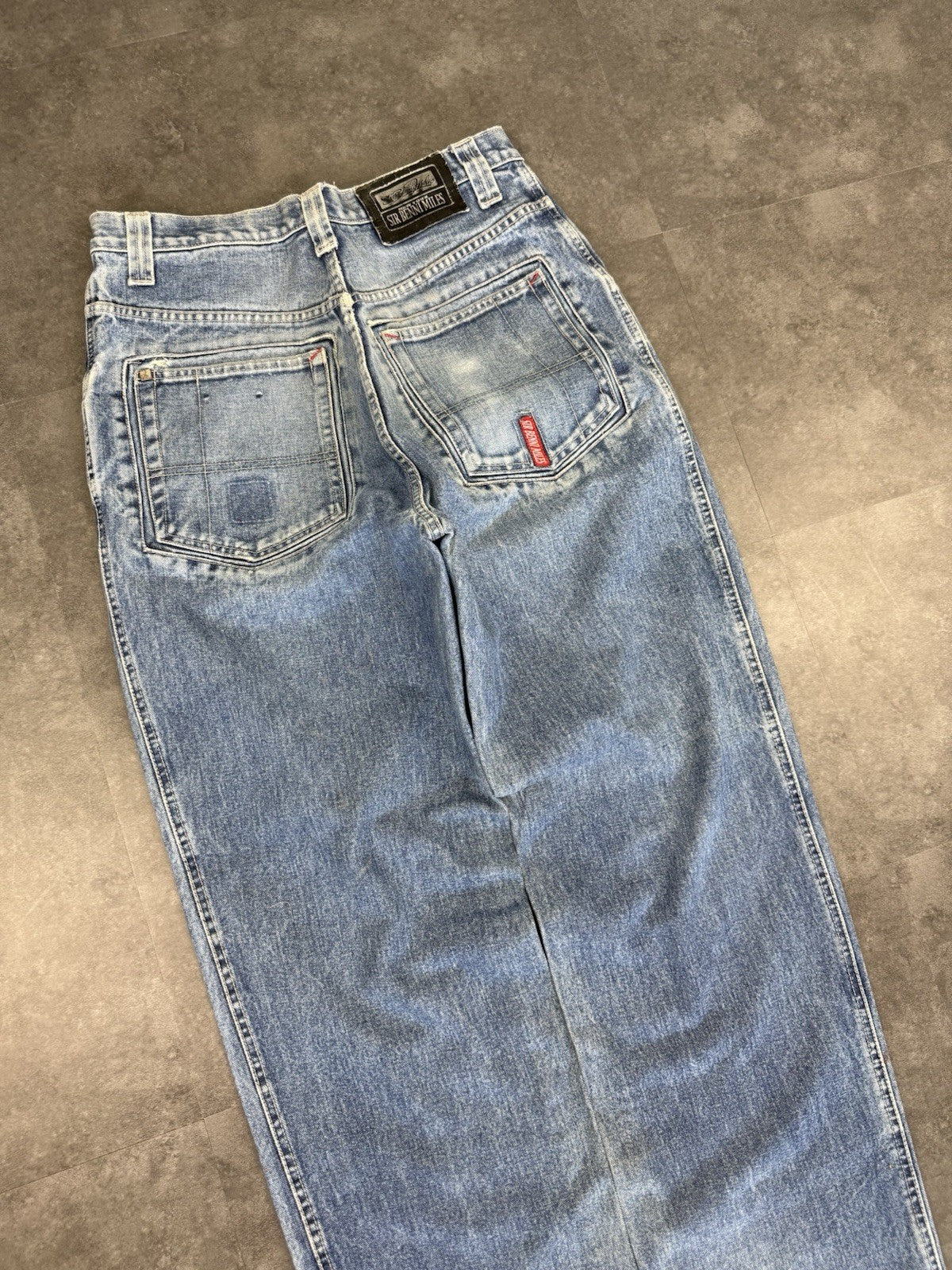 Sir Benni Miles 2000s Hip Hop Baggy Jeans 90s Y2K Vintage Paint Skate Jeans 31W