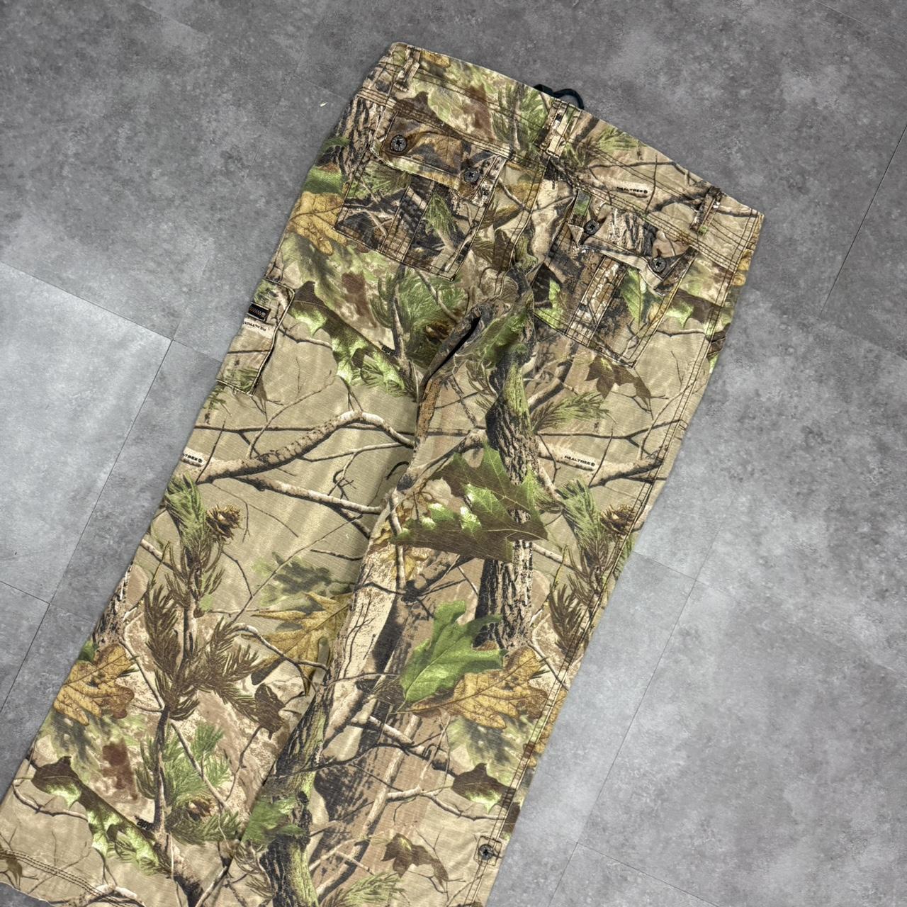 Realtree camo Mossy oak 2000s dungaree workwear cargo trousers