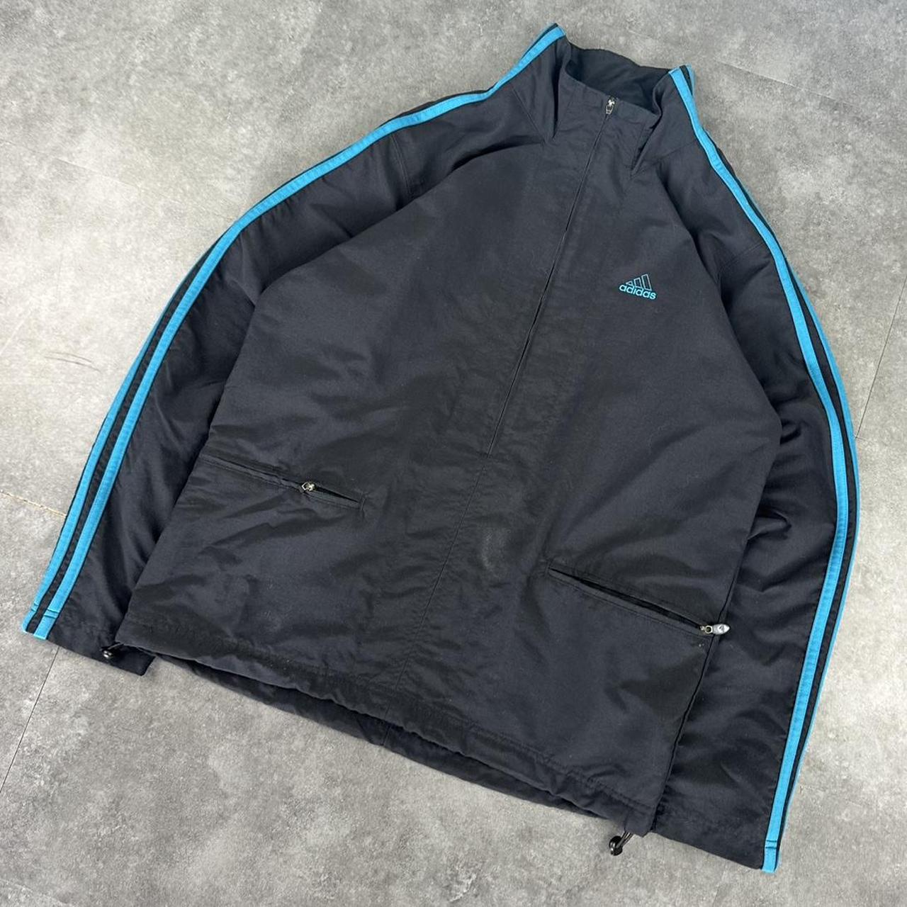 Adidas Vintage 90s button up waterproof Jacket / windbreaker