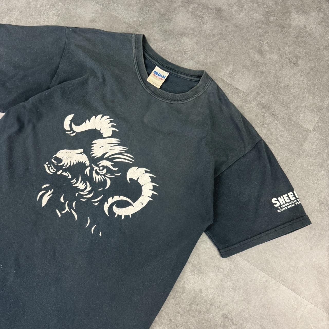 Gildan Sheep dip whisky 2000s graphic print T shirt