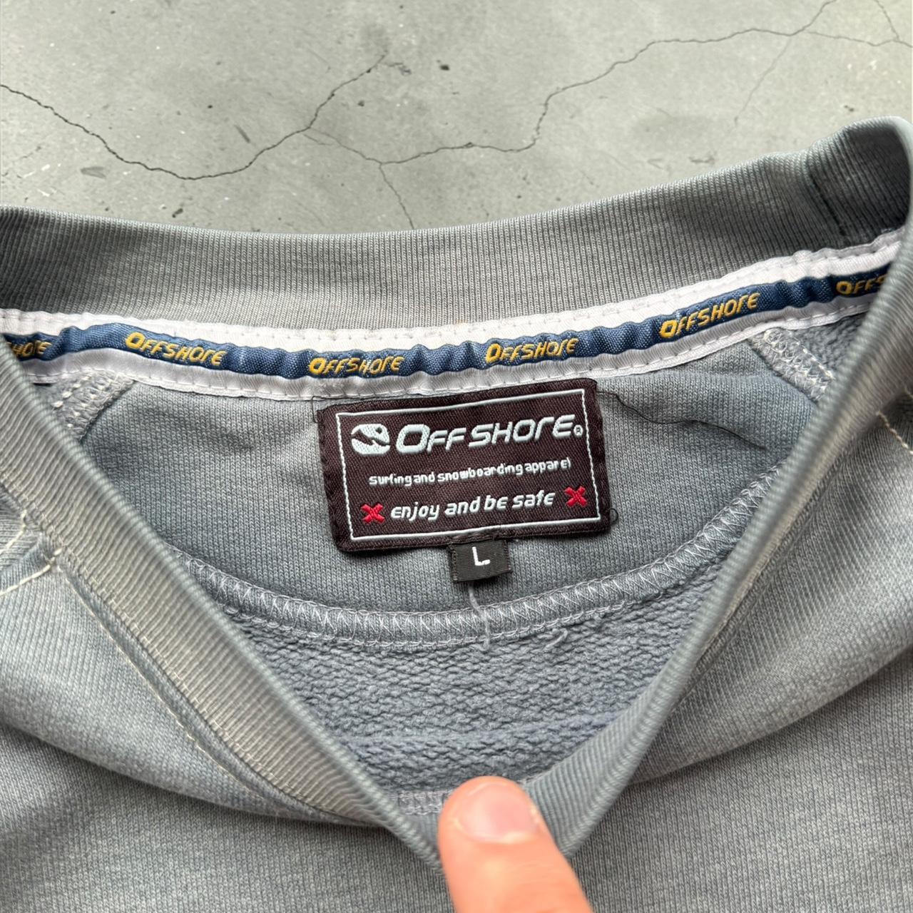 Offshore Vintage Y2K Surfwear 2000s spellout sweatshirt