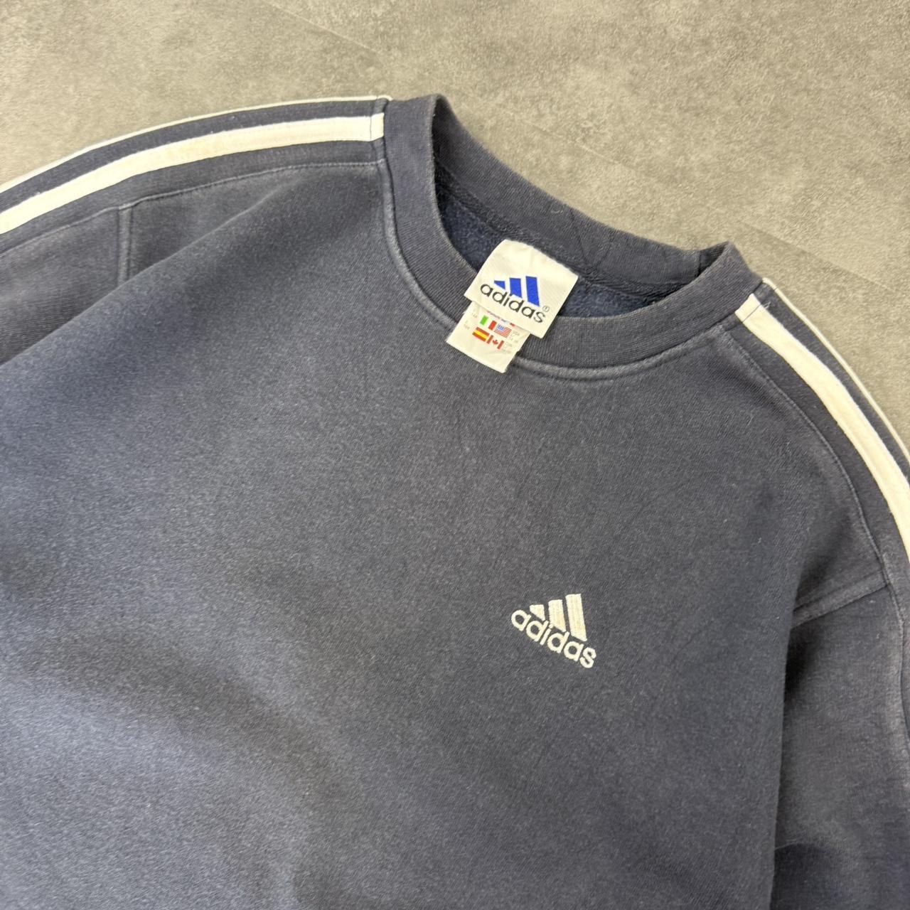Vintage 2000s Adidas Spellout Three stripe big logo Sweatshirt