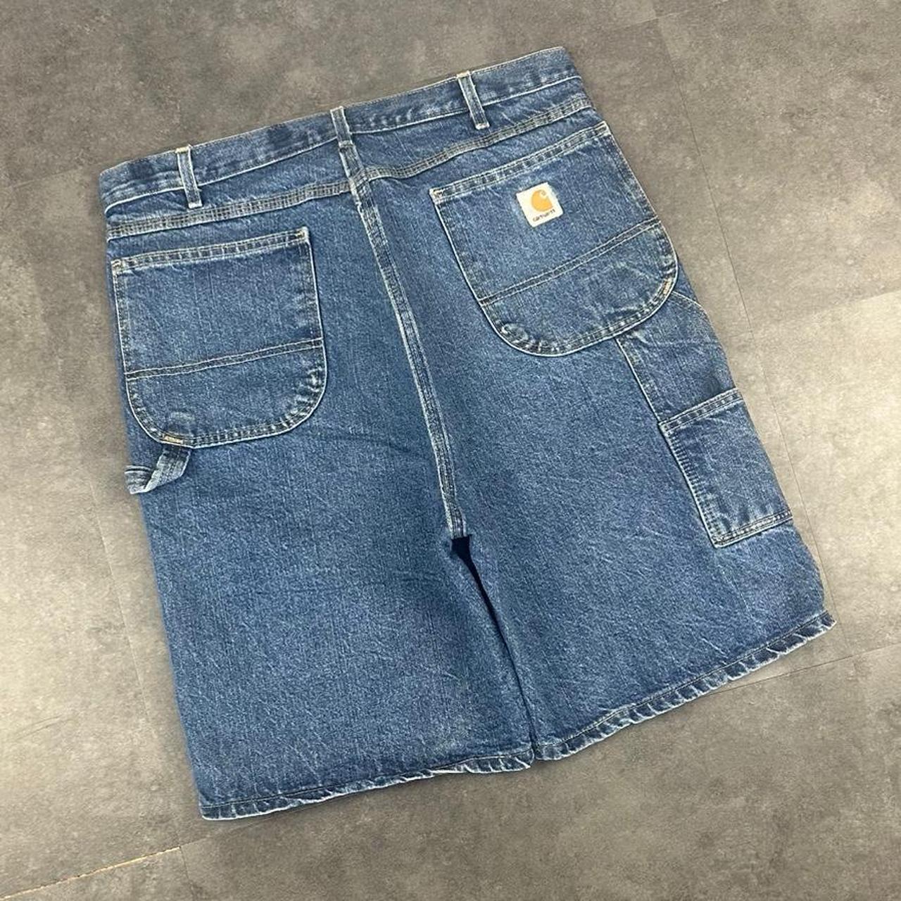 Carhartt 2000s dungaree workwear comfort fit cargo shorts