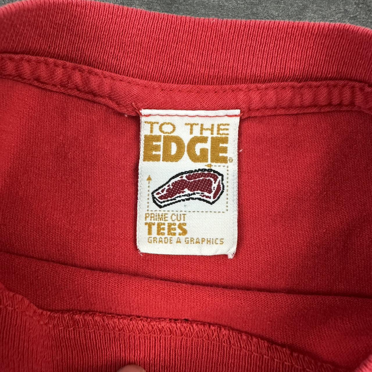 To the Edge T 2000s Print Logo Smell My Finger graphic T shirt