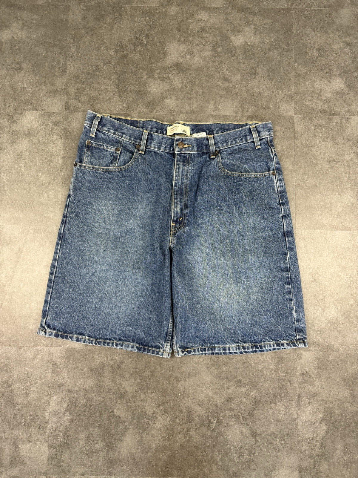 Levi's Vintage Baggy Loose Jorts 90s Y2K Denim Jeans Shorts 38zW