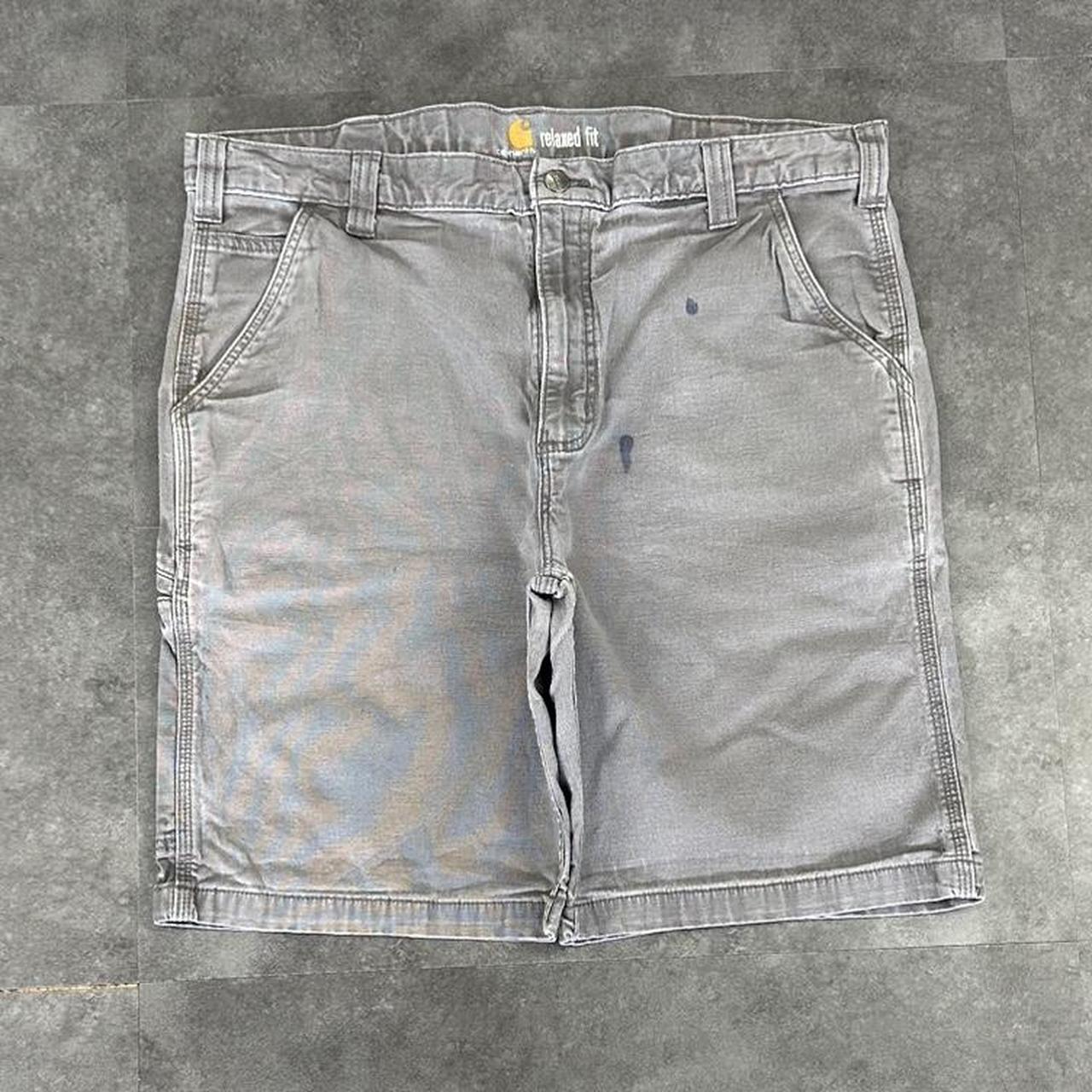 Carhartt 2000s dungaree workwear comfort fit cargo shorts