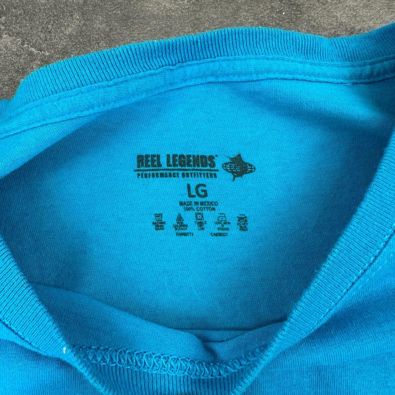 Reel legends 90s printed fishing graphic logo T shirt