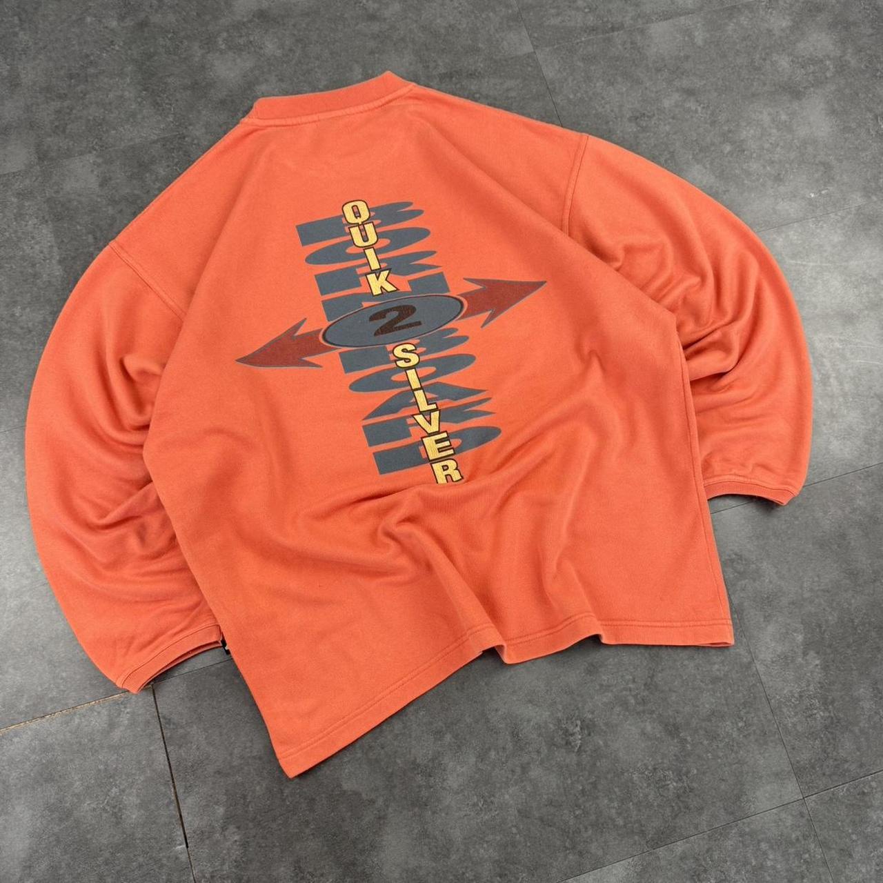 Quiksilver Vintage 2000s Surfwear company y2k spellout sweatshirt
