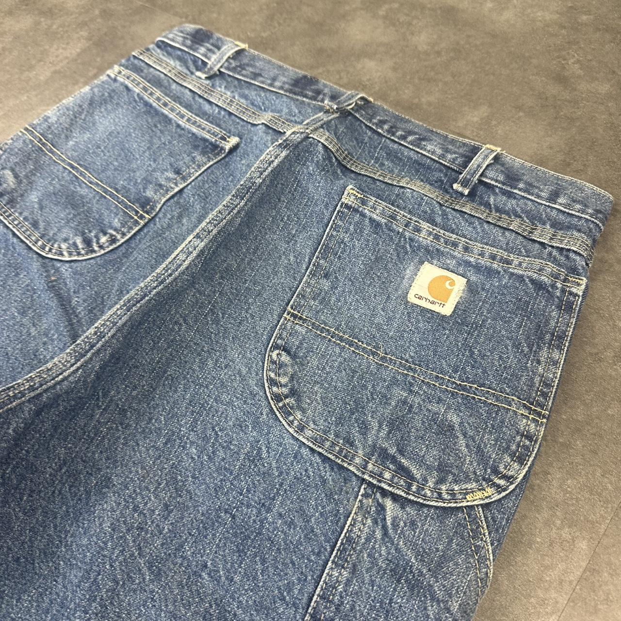 Carhartt 2000s dungaree workwear comfort fit cargo shorts