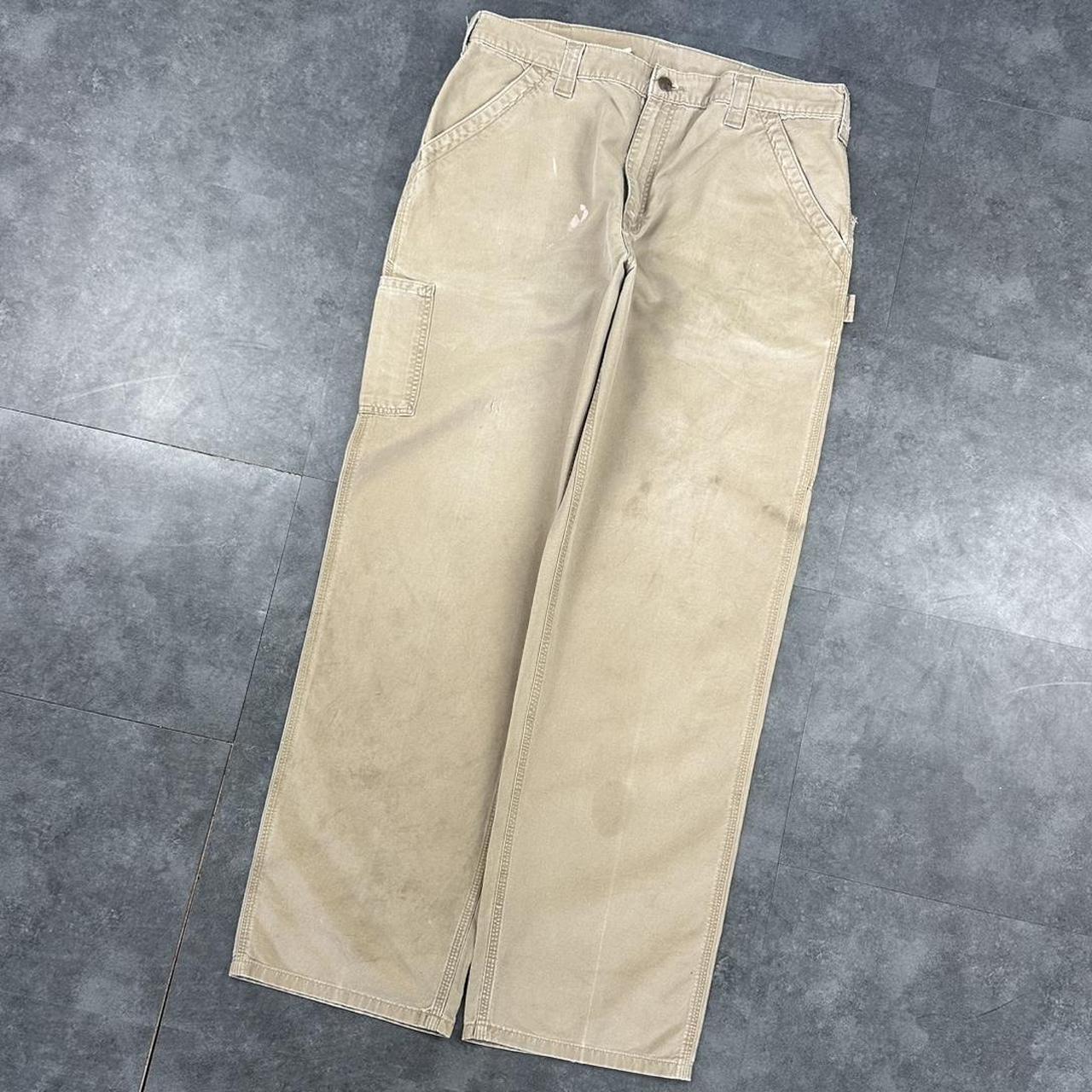 Carhartt 2000s dungaree workwear comfort fit cargo trousers