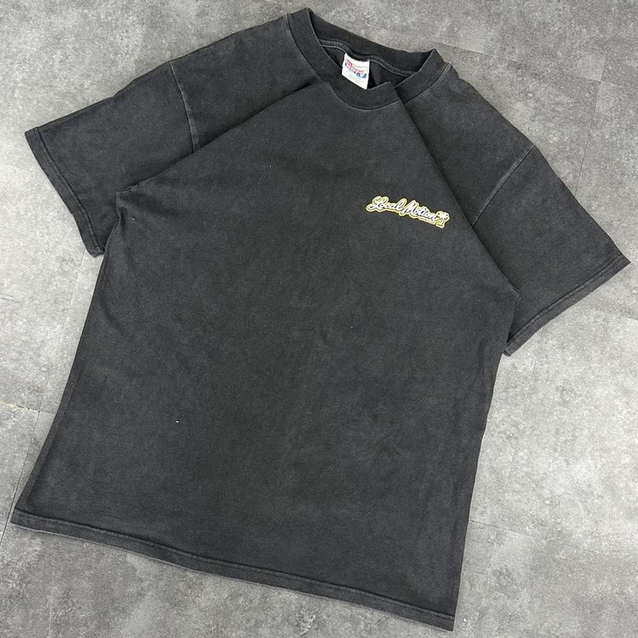 Hanes Beefy T 2000s Surfer Local Motion Print graphic T shirt