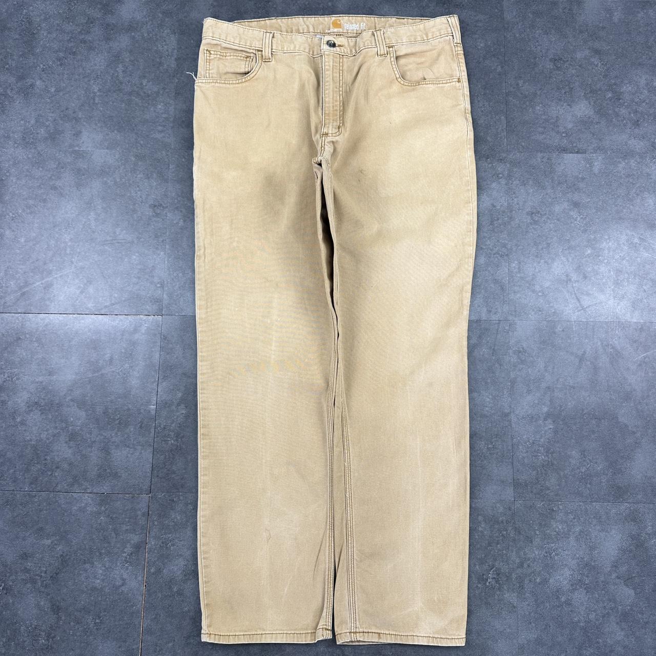 Carhartt 2000s dungaree workwear comfort fit cargo trousers