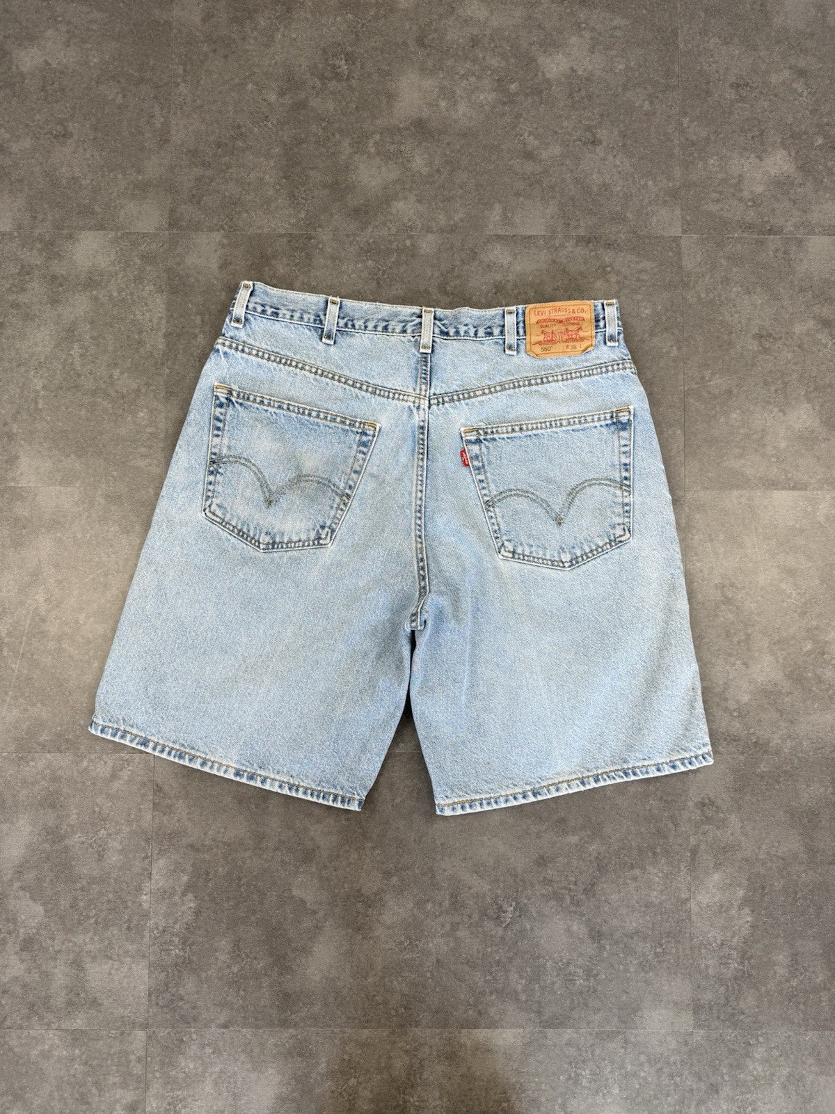 Levi's 550 Vintage Baggy Jorts 90s Y2K Denim Jeans Shorts Skater Workwear 38W