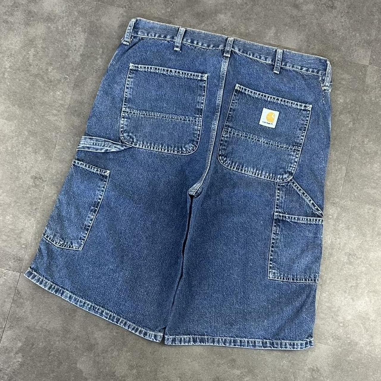 Carhartt 2000s dungaree workwear comfort fit cargo shorts