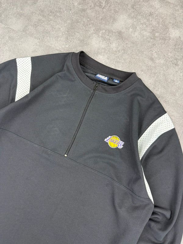 Lakers NBA 1/4 Zip Track pullover thermal breathable Sweatshirt