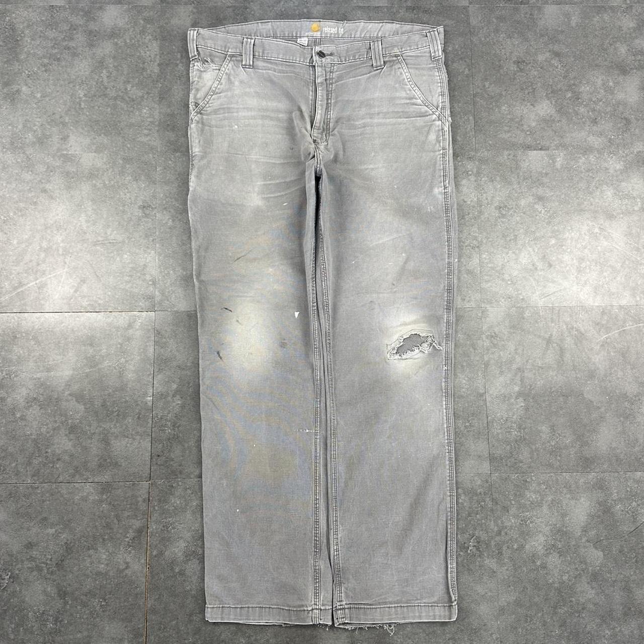 Carhartt 2000s dungaree workwear comfort fit cargo trousers