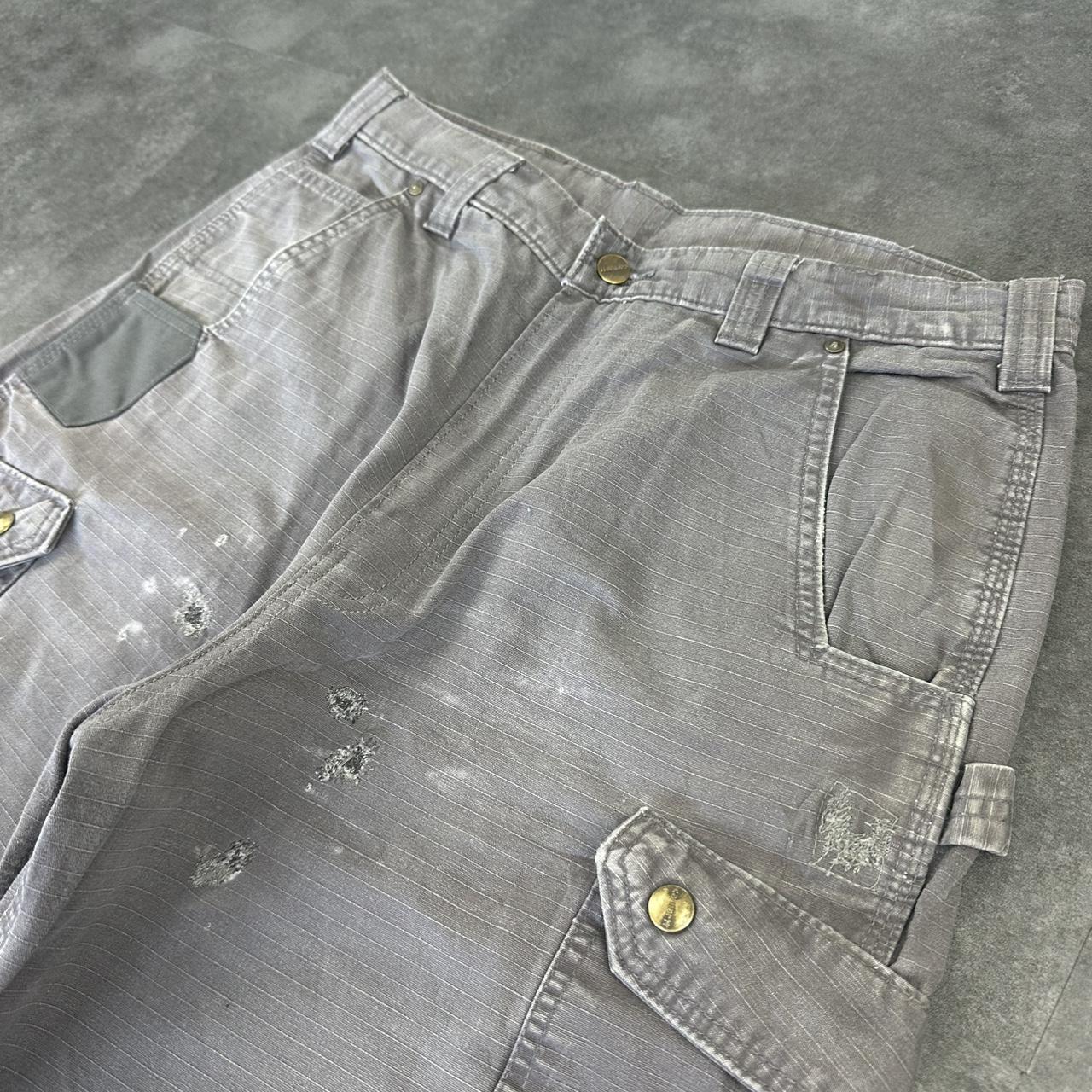 Carhartt 2000s dungaree workwear comfort fit cargo shorts