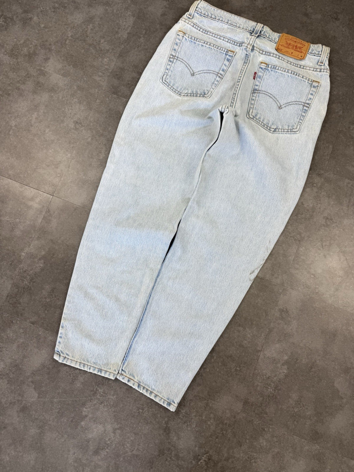 Levi's Vintage 90s 512 Jeans Mens Blue Slim Tapered light wash W28 L28