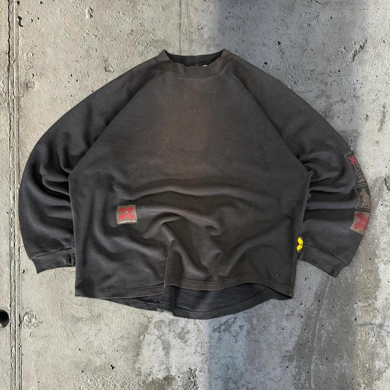 Quiksilver Vintage 2000s Surfwear company y2k spellout sweatshirt