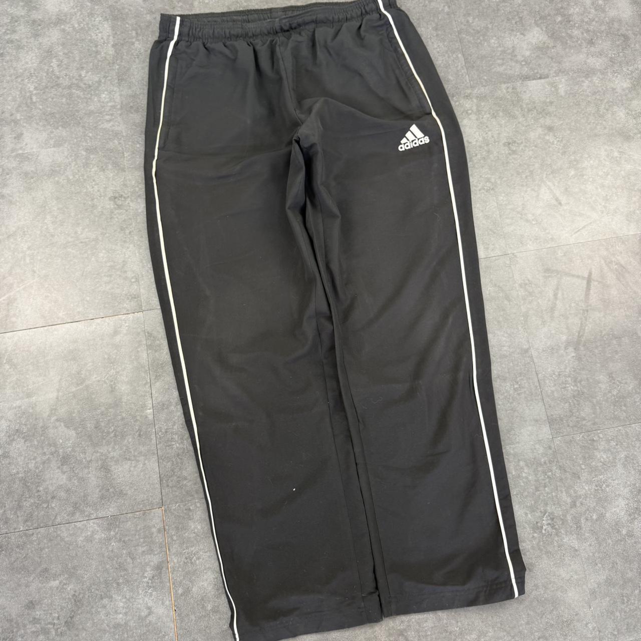 Adidas 2000s baggy vintage sportswear adjustable track pants