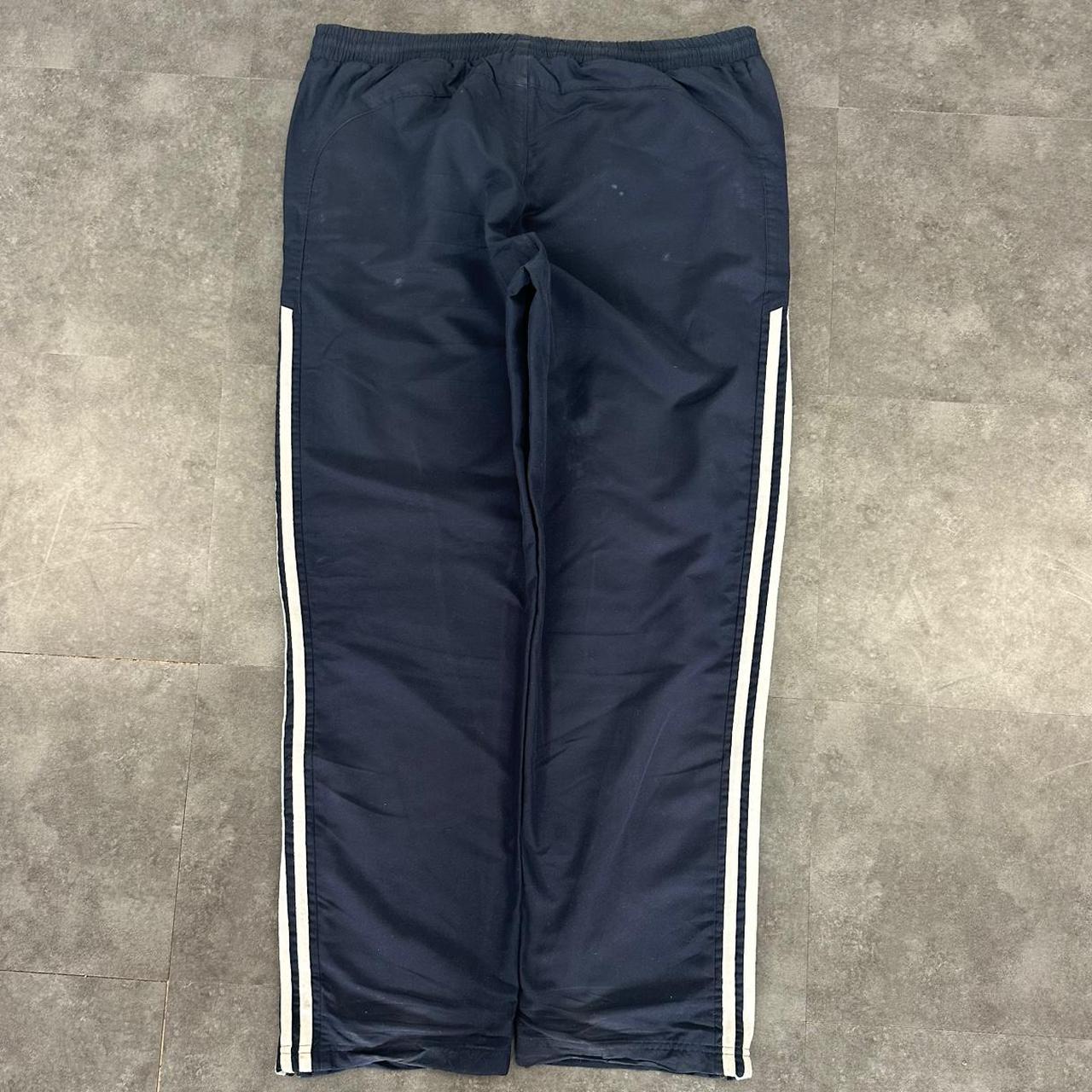 Adidas 2000s baggy vintage sportswear adjustable track pants