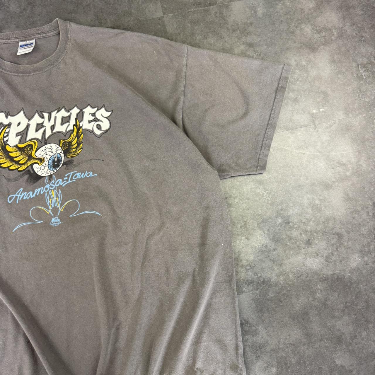 Gildan J&P cycles 2000s eyeball graphic print T shirt