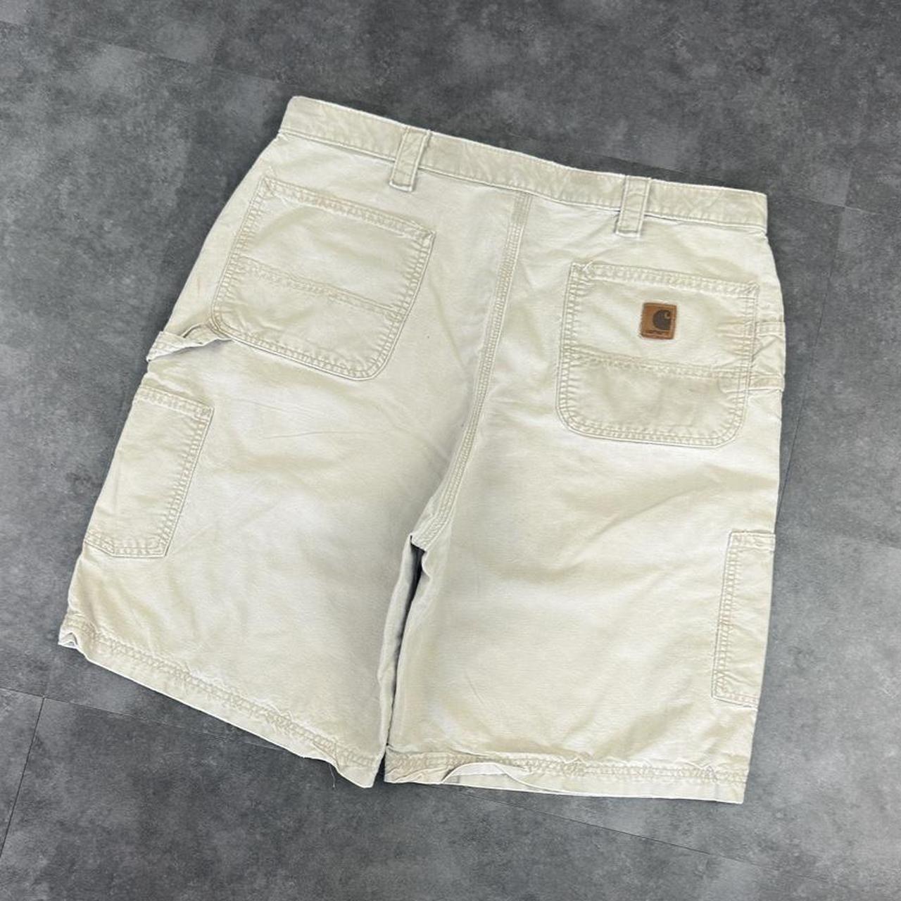Carhartt 2000s dungaree workwear comfort fit cargo shorts