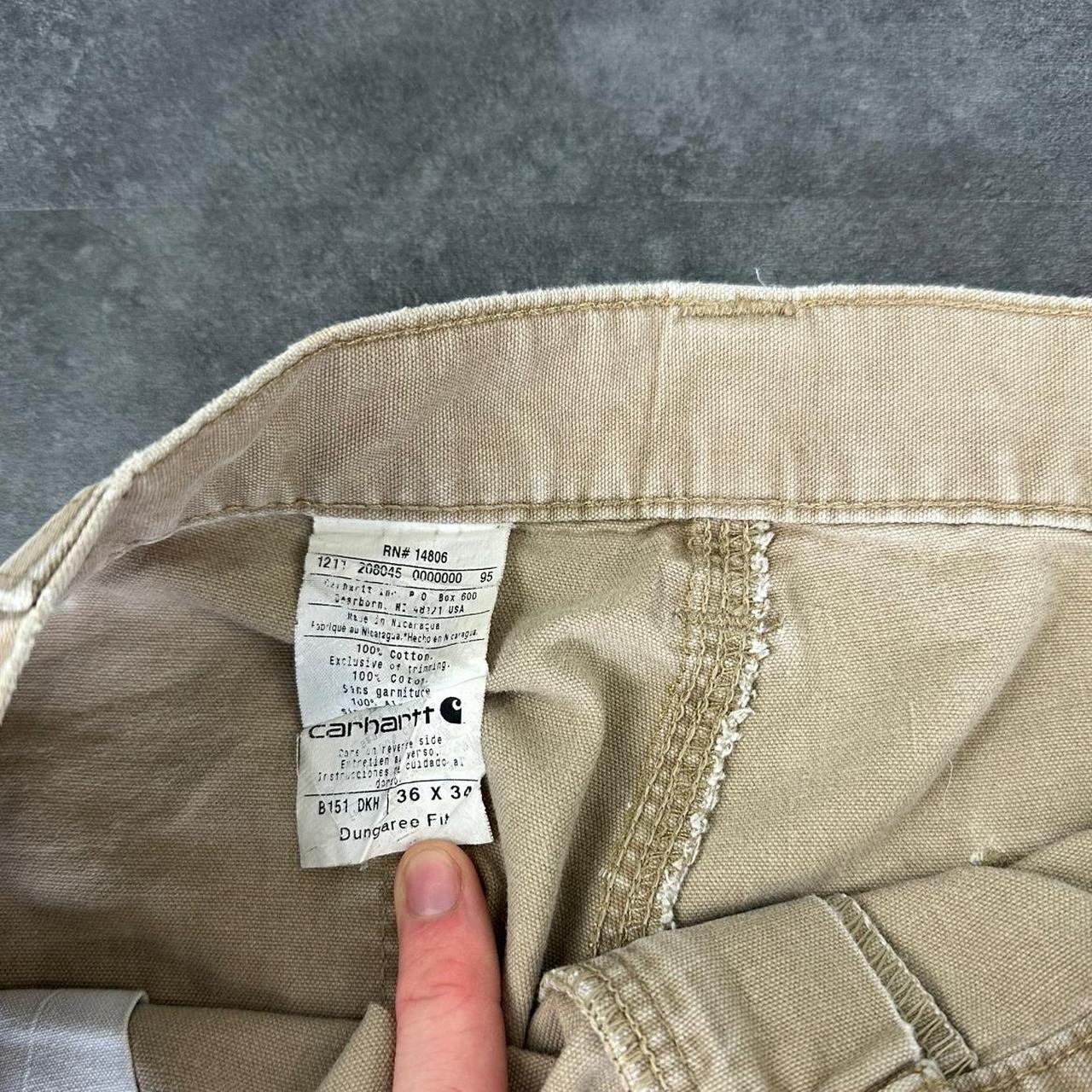 Carhartt 2000s dungaree workwear comfort fit cargo trousers