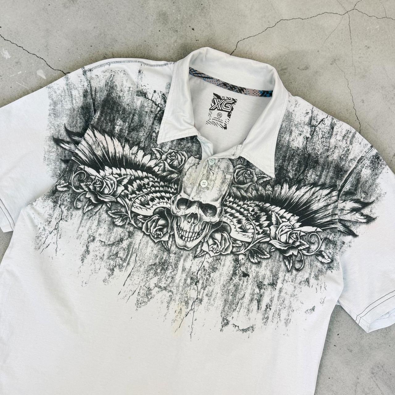 MMA Elite style Vintage Y2K cage fighting grunge button Henley Shirt
