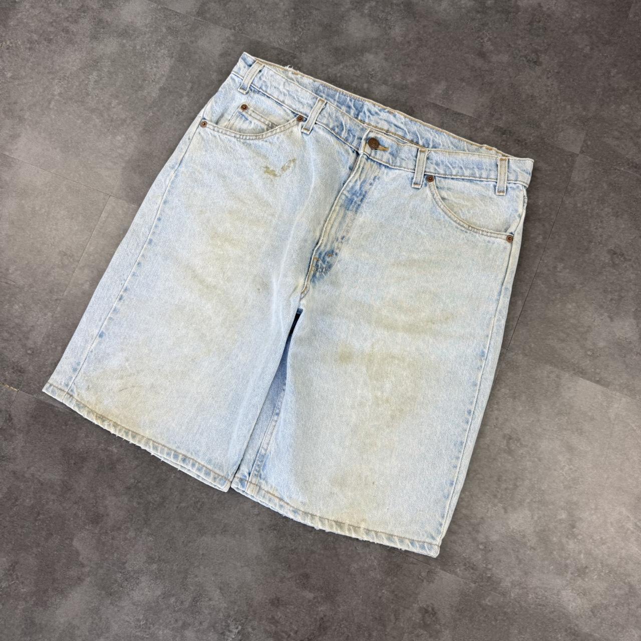 Rare Levi’s 90s orange tab 550 baggy skate denim short Jorts