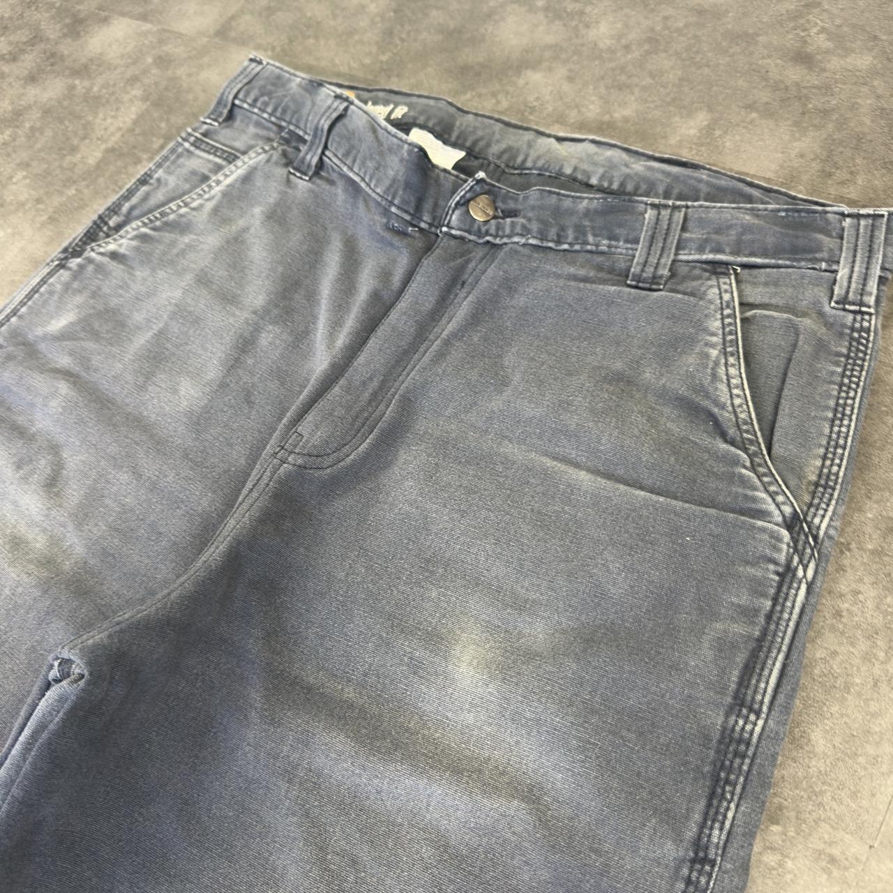 Carhartt 2000s dungaree workwear comfort fit cargo shorts