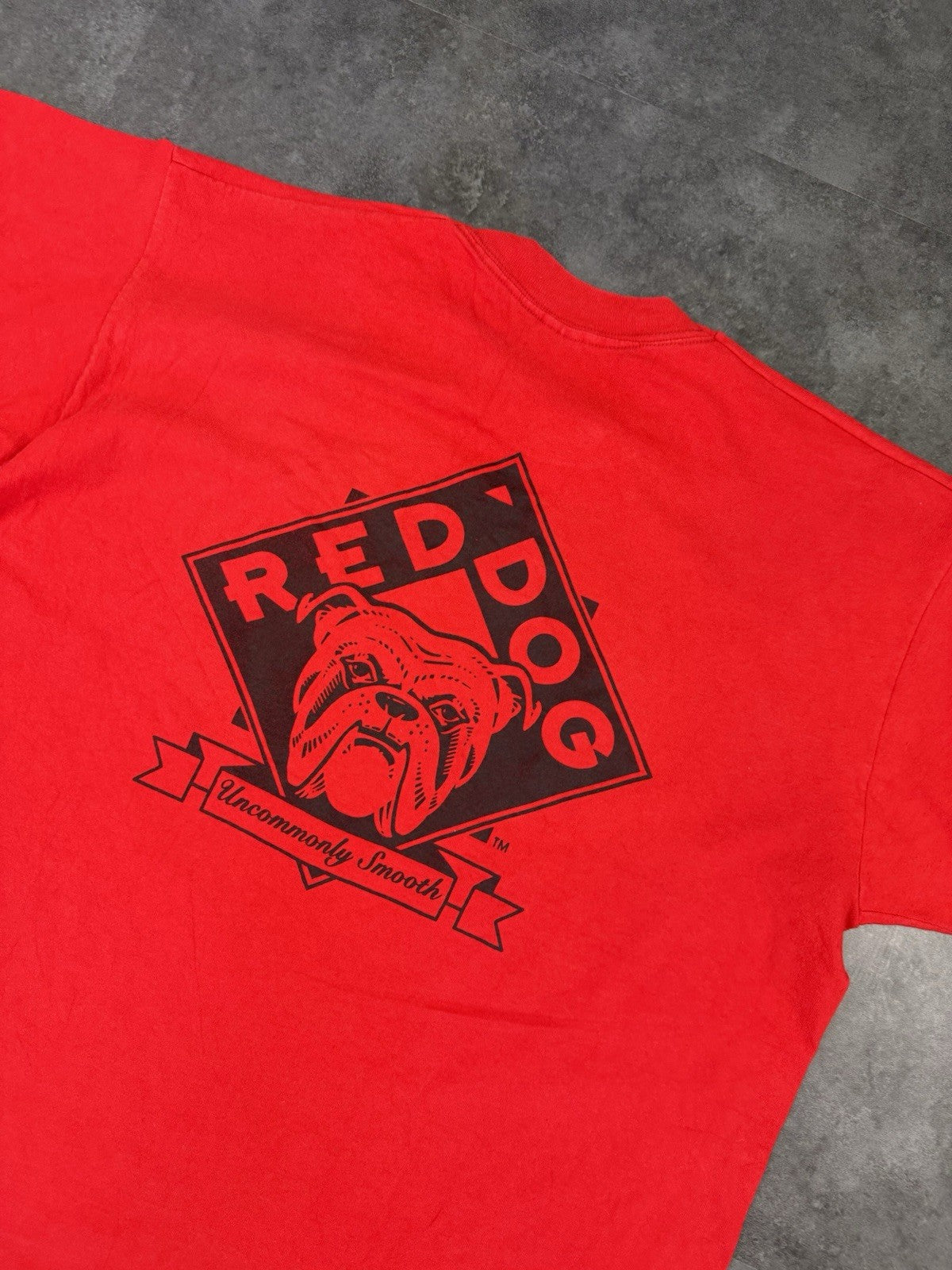 Single Stitch Fruit of the Loom Spellout Vintage 90s Made in USA T-Shirt Size XL