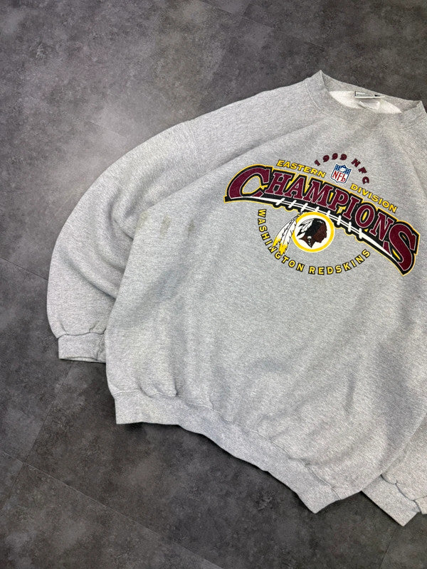 Vintage Puma Washington Redskins College Football Spellout Print Sweatshirt Y2k