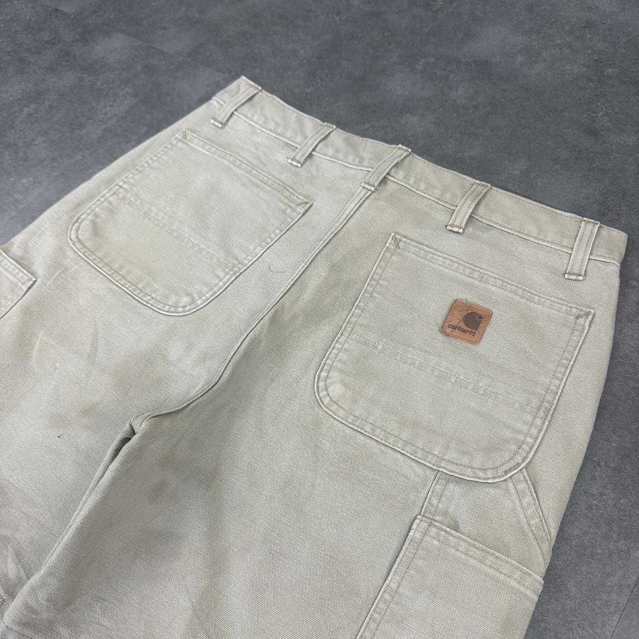 Carhartt 2000s dungaree workwear comfort fit cargo shorts