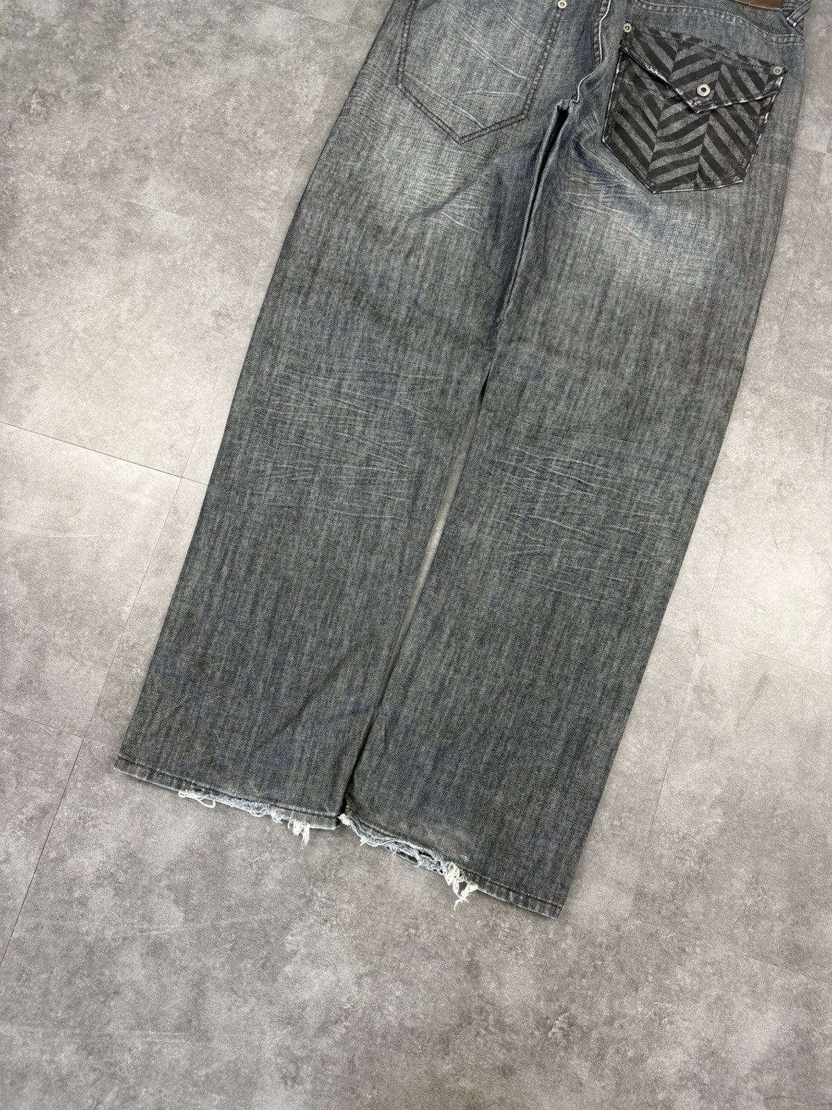 Sean John 2000s Hip Hop Baggy Jeans 90s Y2K Vintage Skate Embroidered 36W 32L