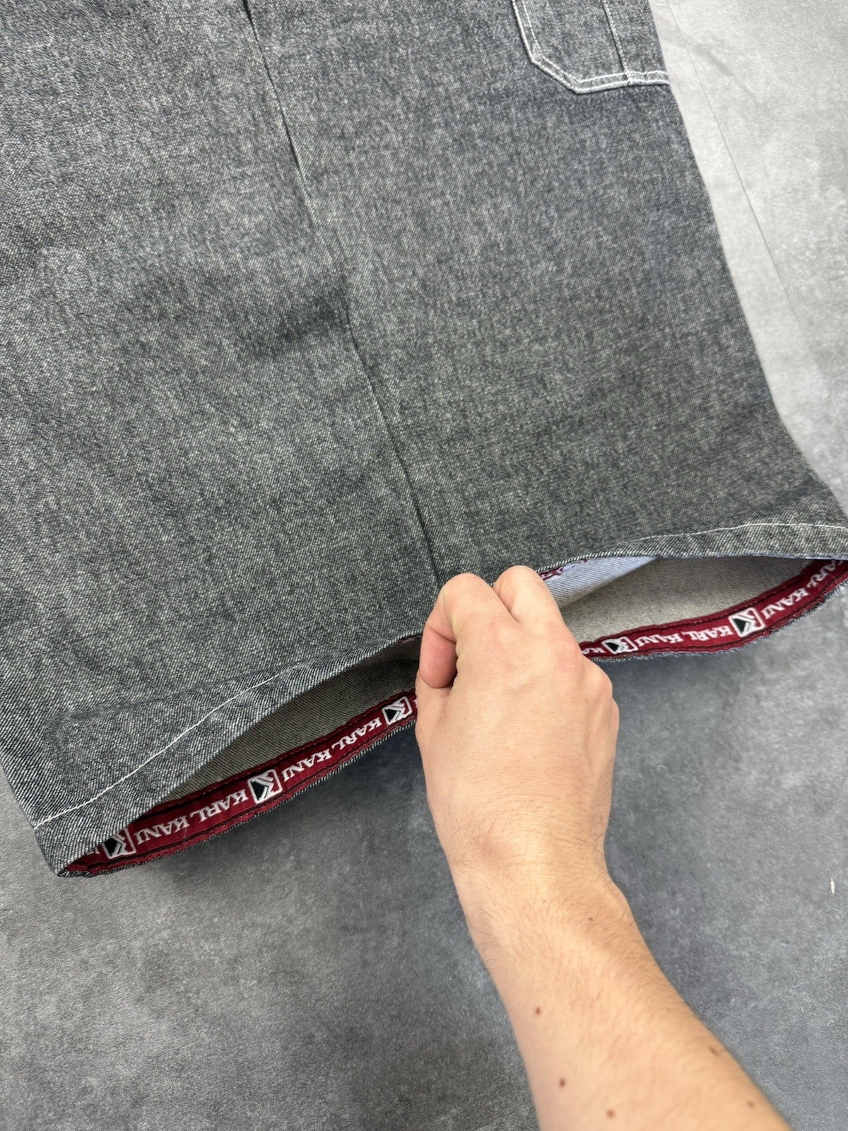 Karl Kani Baggy Jeans Vintage 90s Cargo Carpenter HipHop Embroidered W38 L30