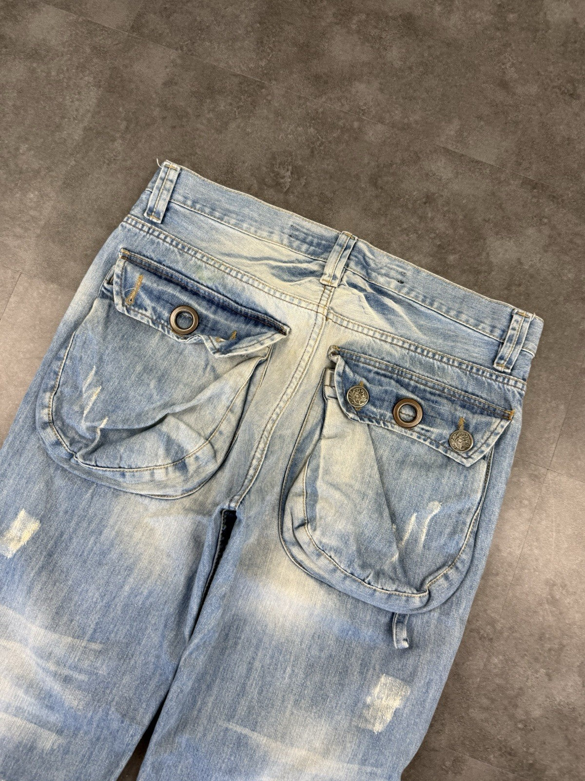 Baggy Denim Jorts Jeans Shorts Vintage Skater Grunge Hip Hop Y2K Rave 34W