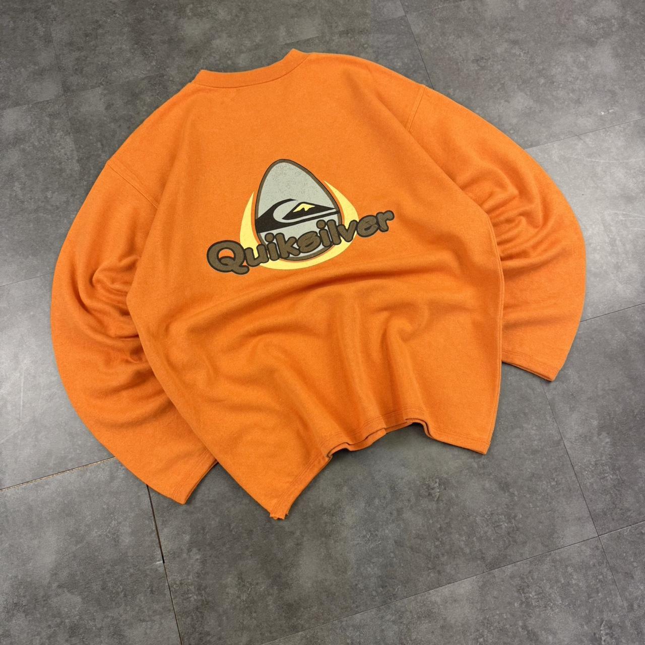 Quiksilver Vintage 2000s Surfwear company y2k spellout sweatshirt