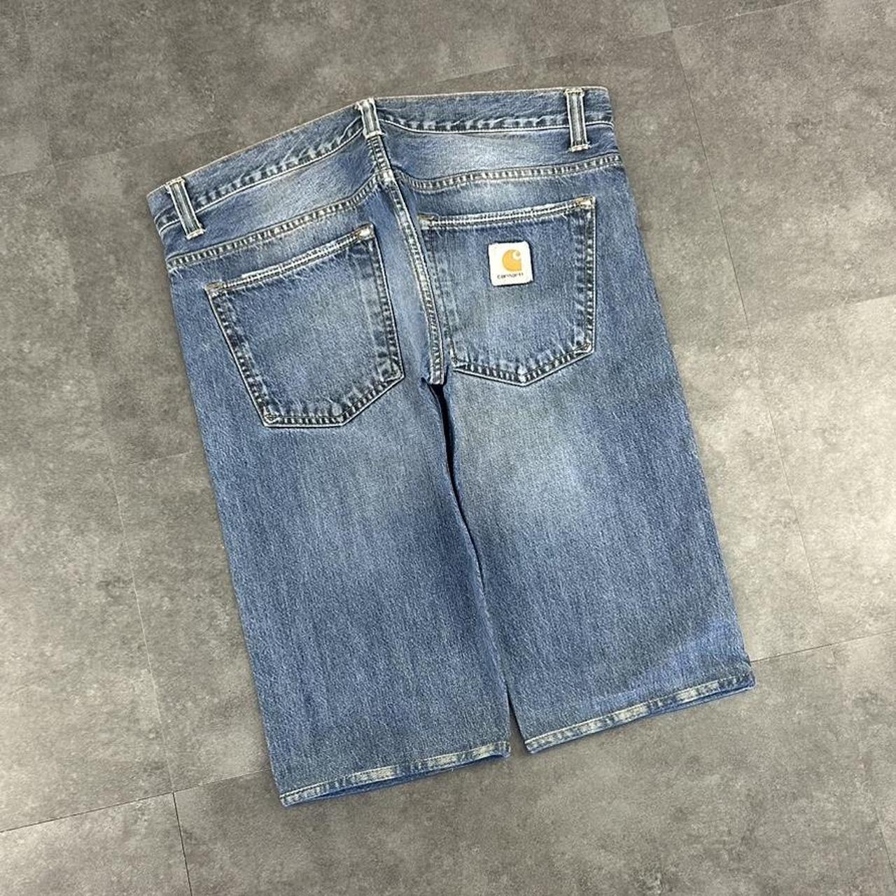 Carhartt 2000s dungaree workwear comfort fit cargo shorts