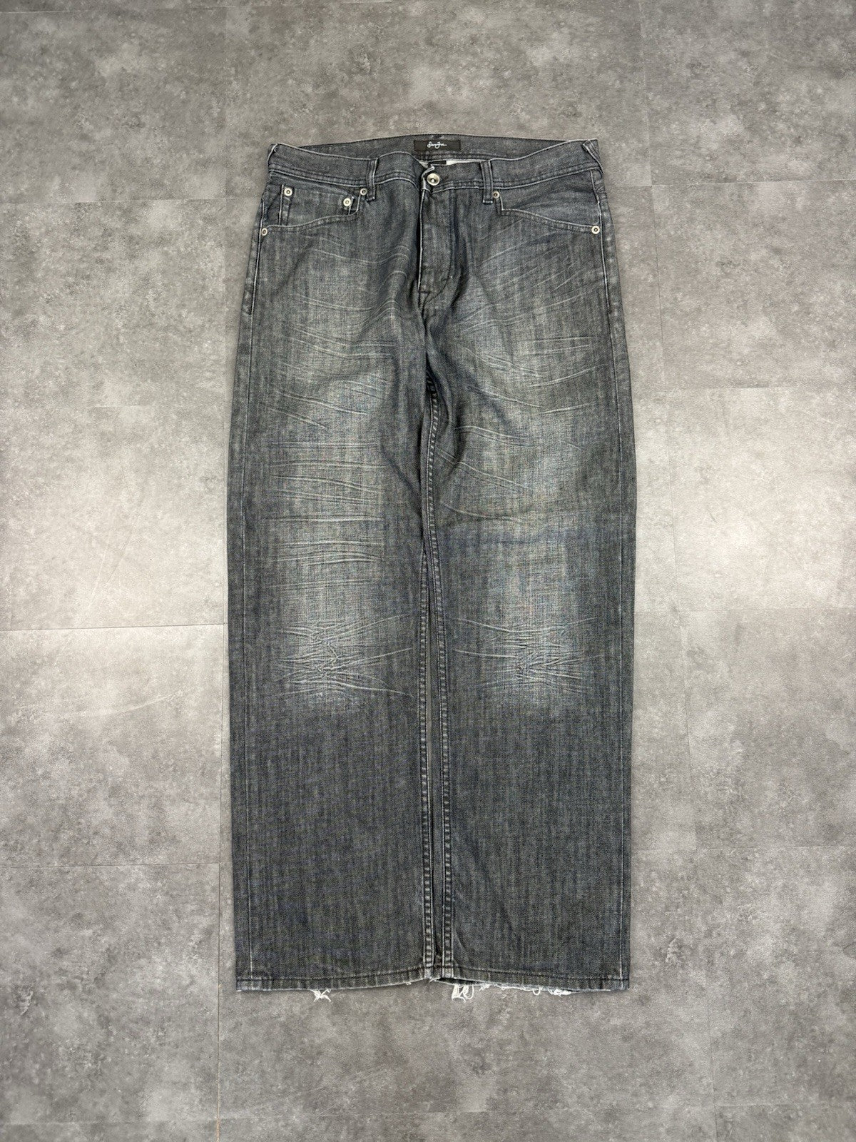 Sean John 2000s Hip Hop Baggy Jeans 90s Y2K Vintage Skate Embroidered 36W 32L