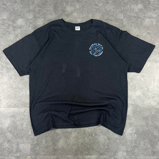 Anvil 90s printed Hawaii Surfer graphic logo shirt