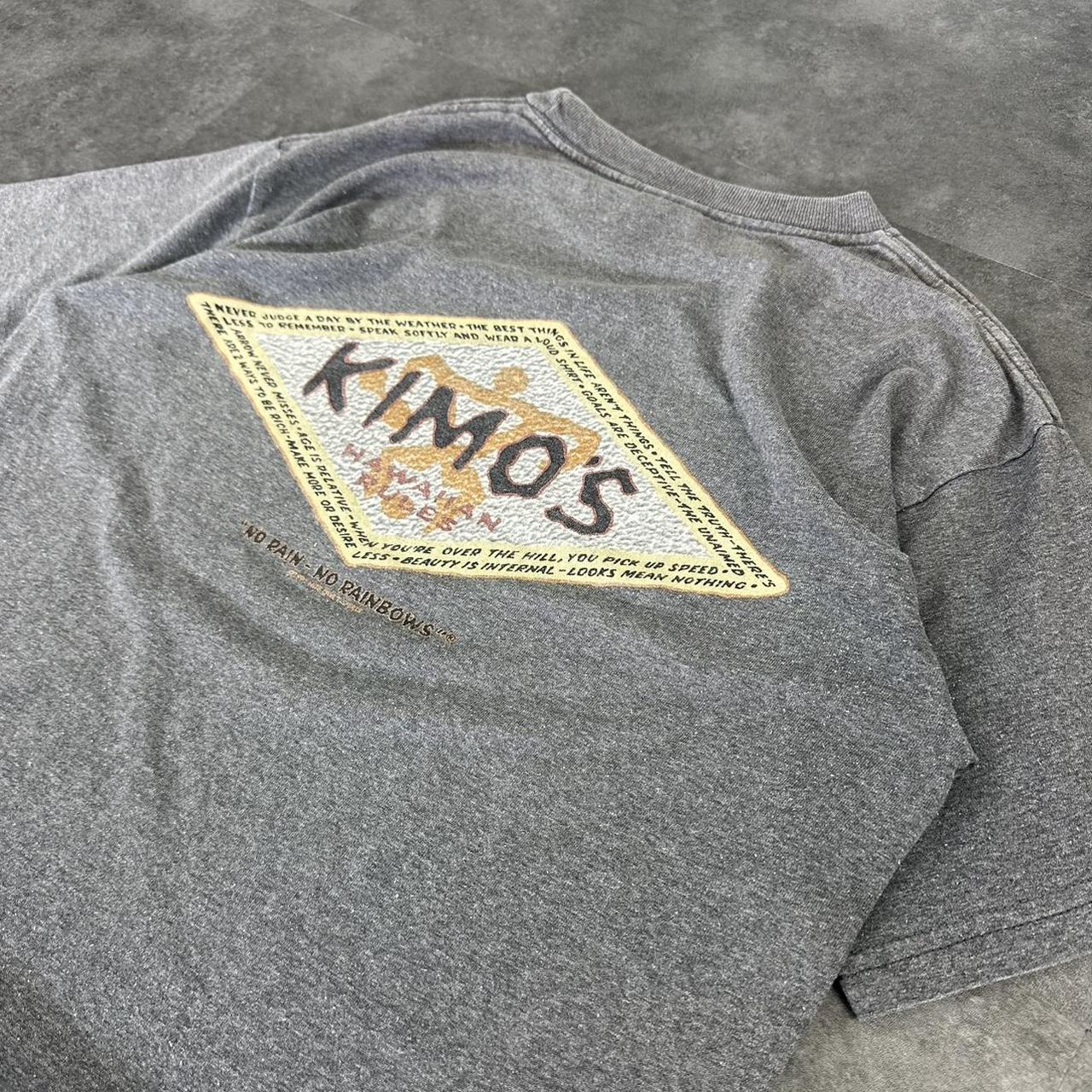 Sundog 2000s Logo Kimos Surfing Hawaii Print graphic logo T shirt