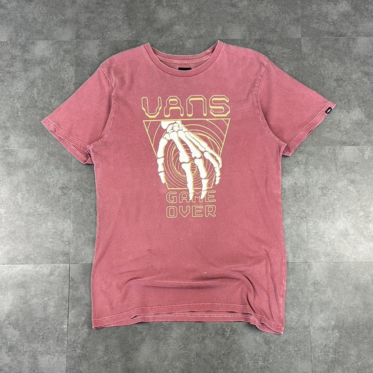 Vans Classic T 2000s Y2K logo print Game over Skelton graphic T shirt