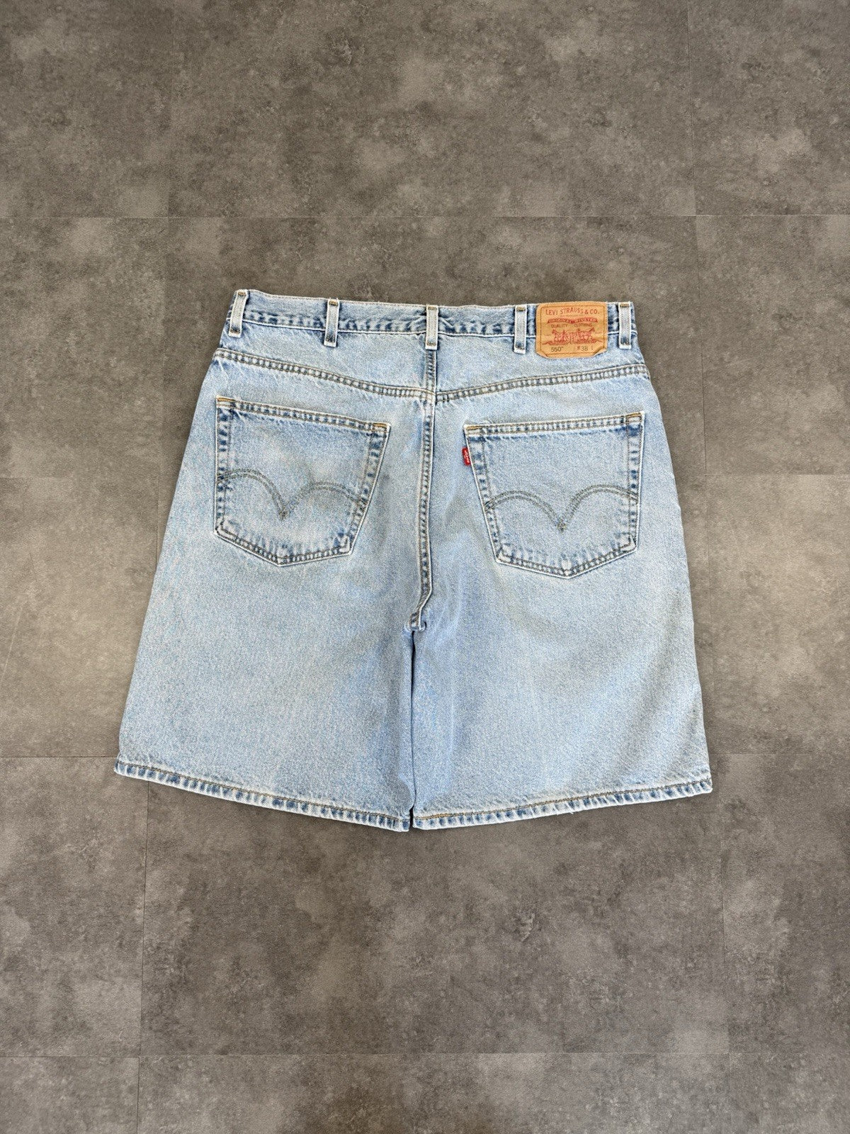 Levi's 550 Vintage Baggy Jorts 90s Y2K Denim Jeans Shorts Skater Workwear 38W